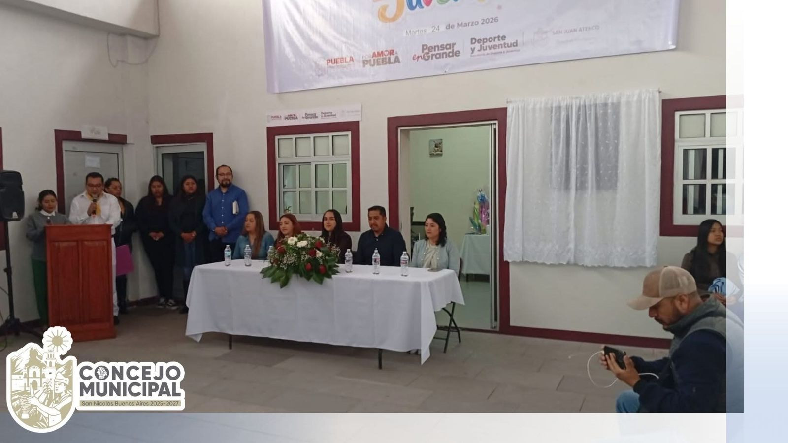 inauguración de la primera estancia de la juventud